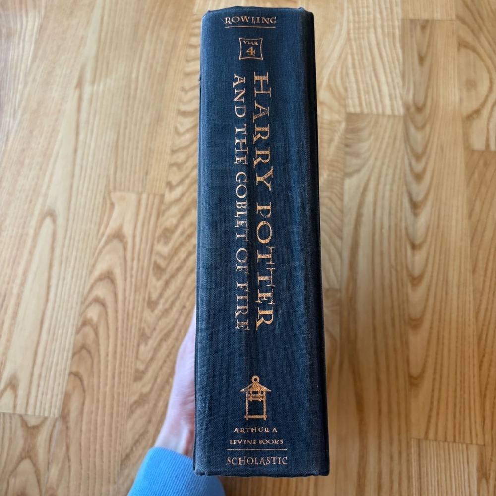 Harry Potter and the Goblet of Fire book J.K. Rowling First Edition 2000 wizard